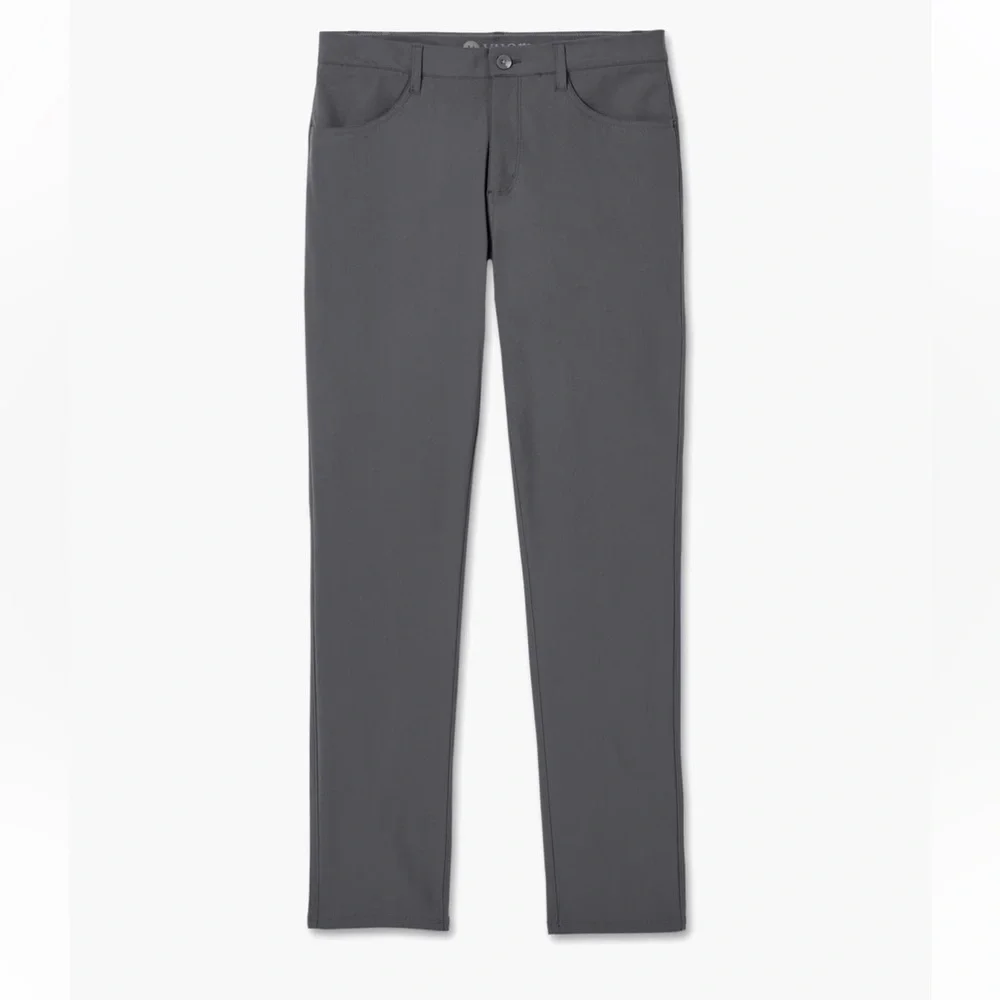Vuori Meta Athletic Slim Pants in Charcoal Size 28